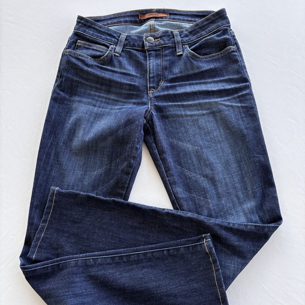 Joe's Jeans Retta Curvy Skinny W28 Dark Wash Stretch Denim